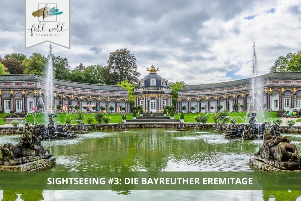 Ferienhaus Fantaisie - Wohnen Nahe Schlosspark -Stadtgrenze Bayreuth Fuer 1-5 Pers, Hunde Willkommen, Voll Eingezaeunt Eckersdorf Exteriör bild