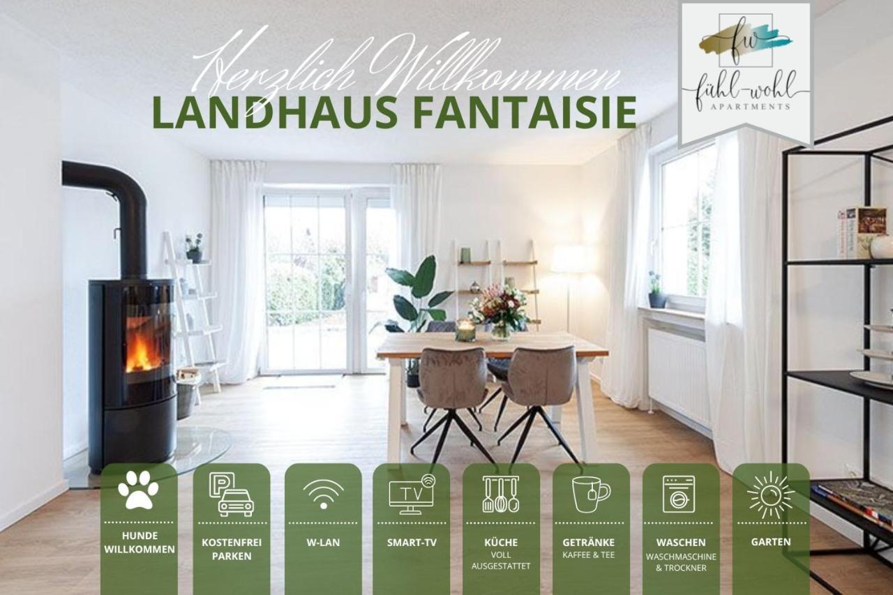 Ferienhaus Fantaisie - Wohnen Nahe Schlosspark -Stadtgrenze Bayreuth Fuer 1-5 Pers, Hunde Willkommen, Voll Eingezaeunt Eckersdorf Exteriör bild