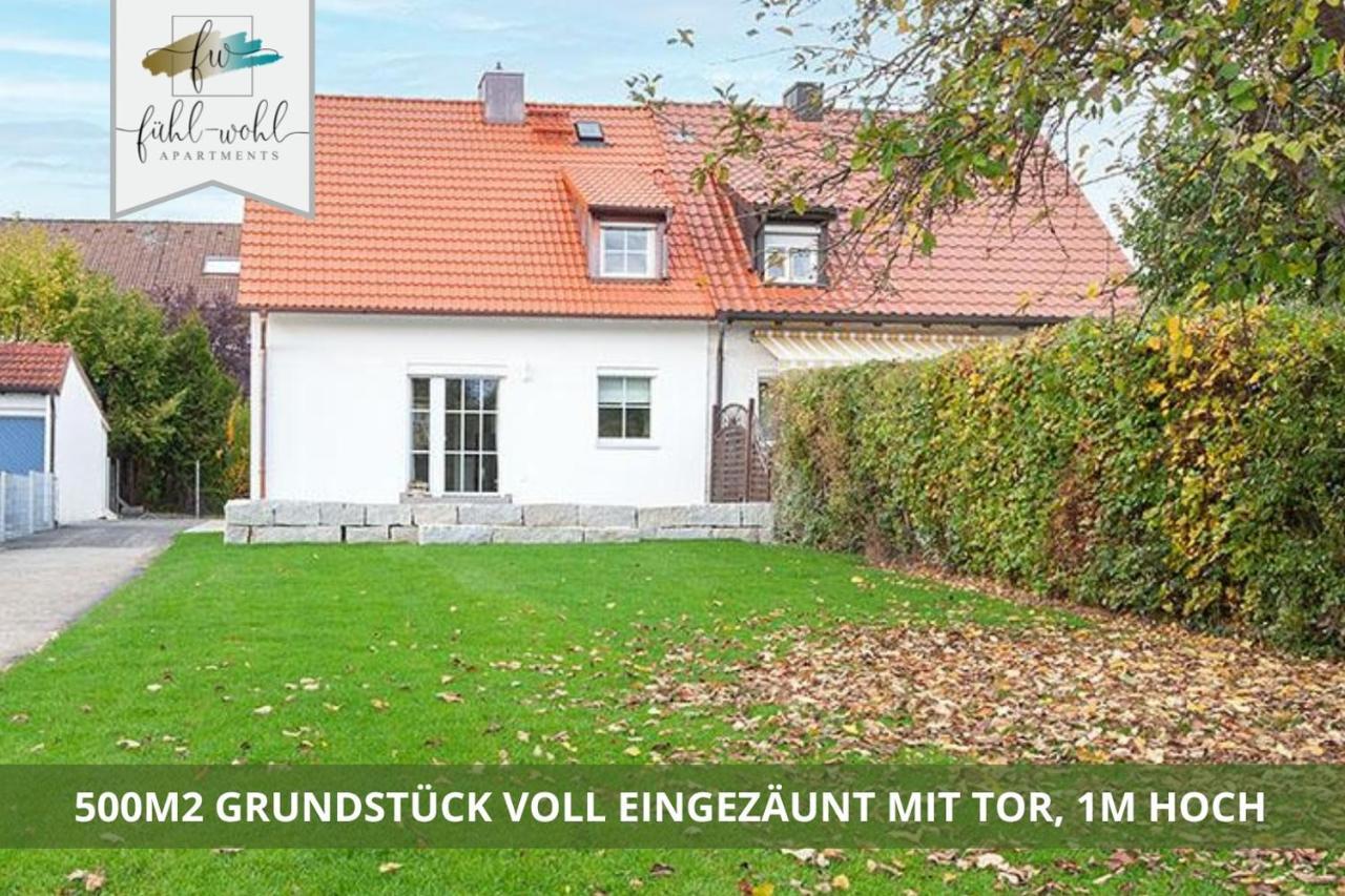 Ferienhaus Fantaisie - Wohnen Nahe Schlosspark -Stadtgrenze Bayreuth Fuer 1-5 Pers, Hunde Willkommen, Voll Eingezaeunt Eckersdorf Exteriör bild